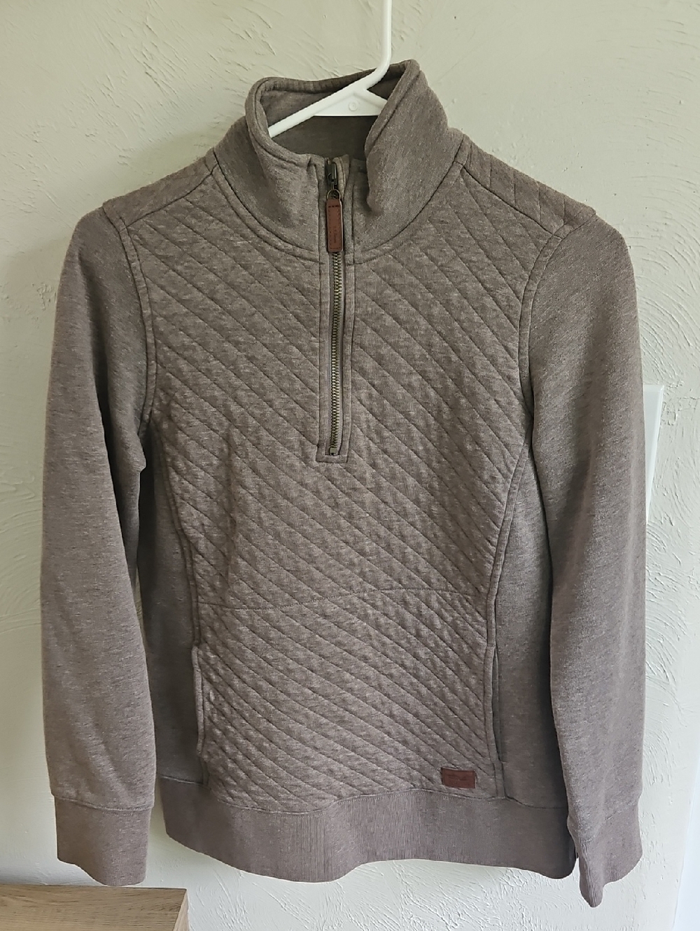 L.L. Bean // Quilted Quarter Zip Sweatshirt